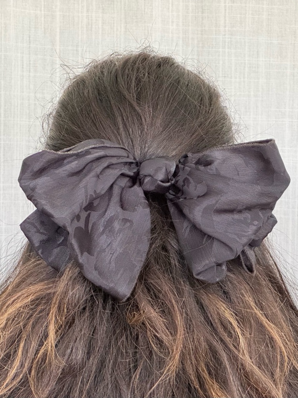 Bundle of 2 Vintage Cottagecore Whimsy Hair Ribbons Clip-in Bow Barrettes